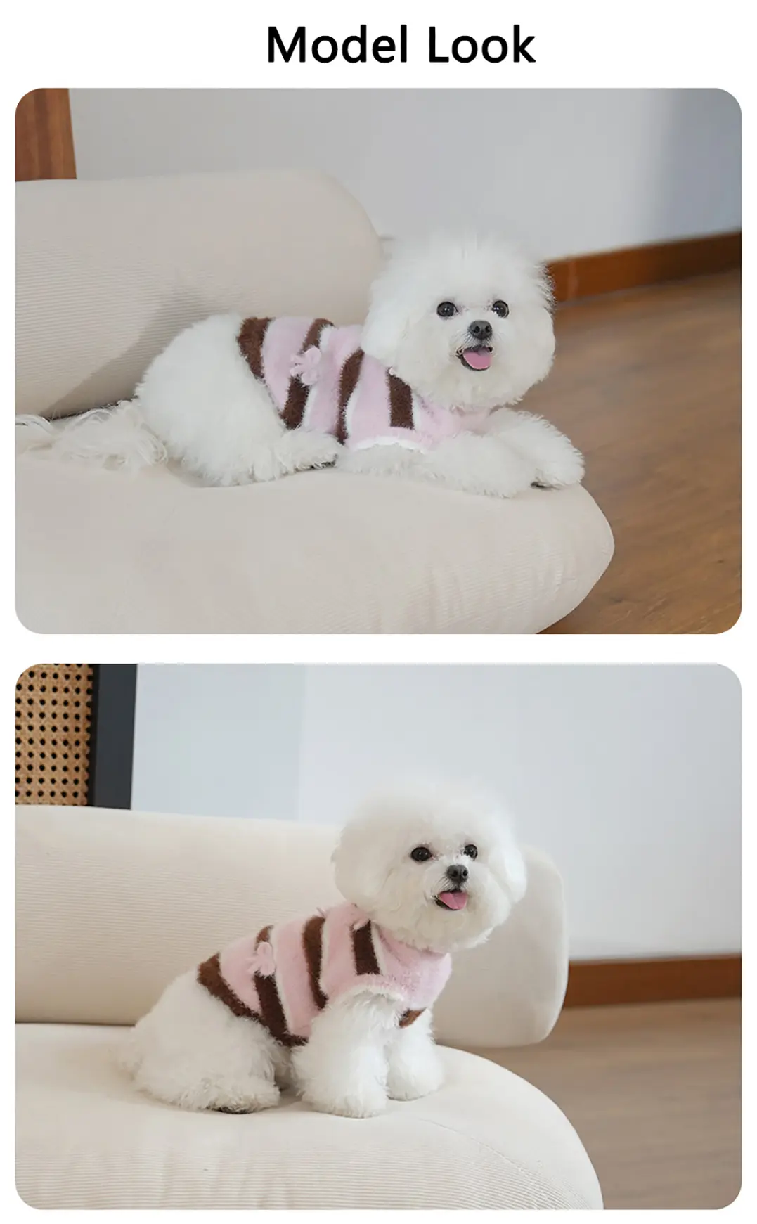 Pink Series Sweet Bowknot Sweater
