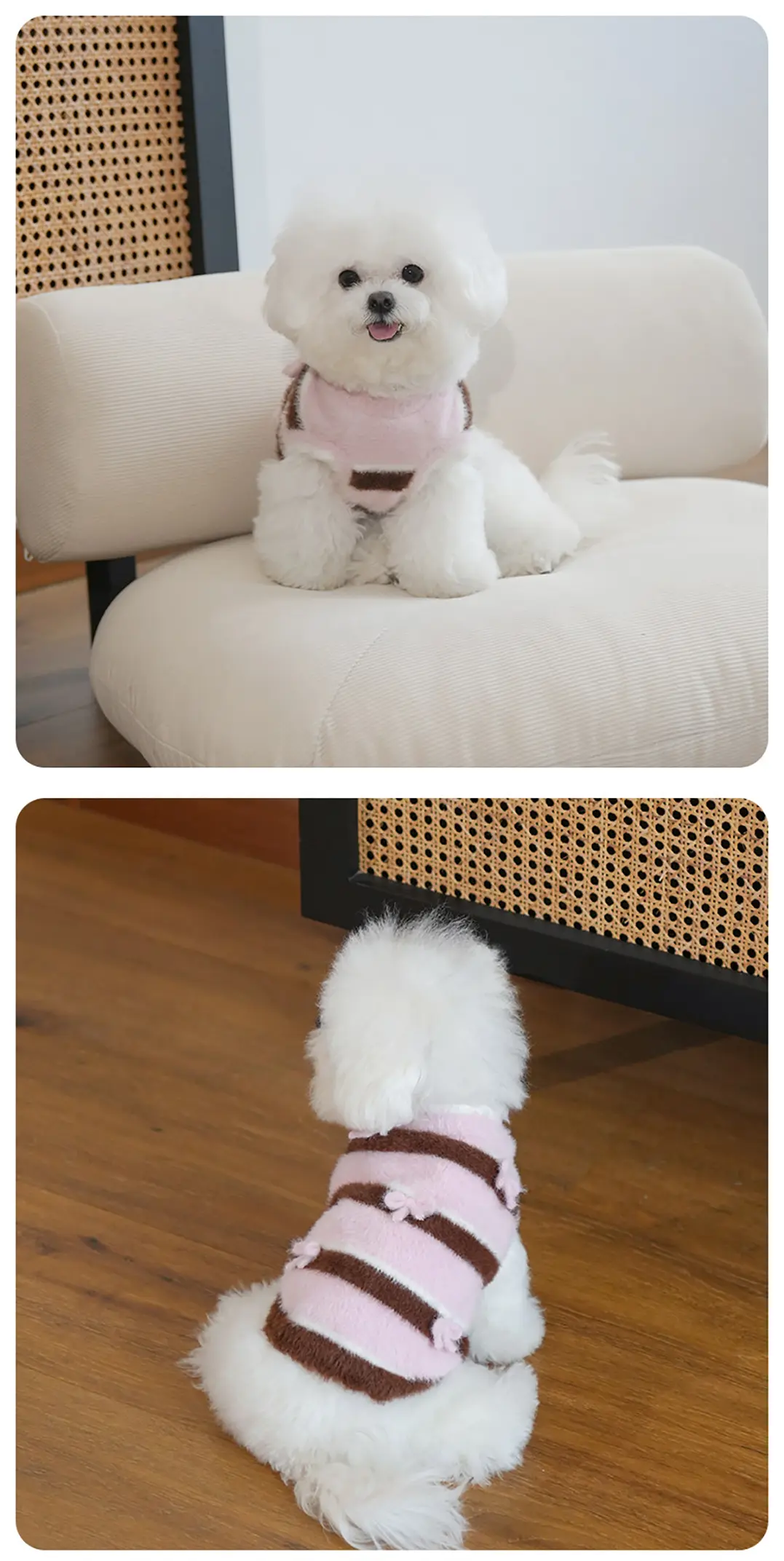 Pink Series Sweet Bowknot Sweater
