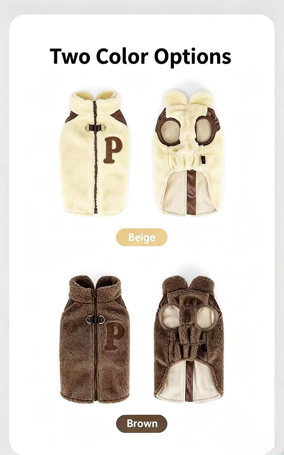 Dog Winter Fleece Vest