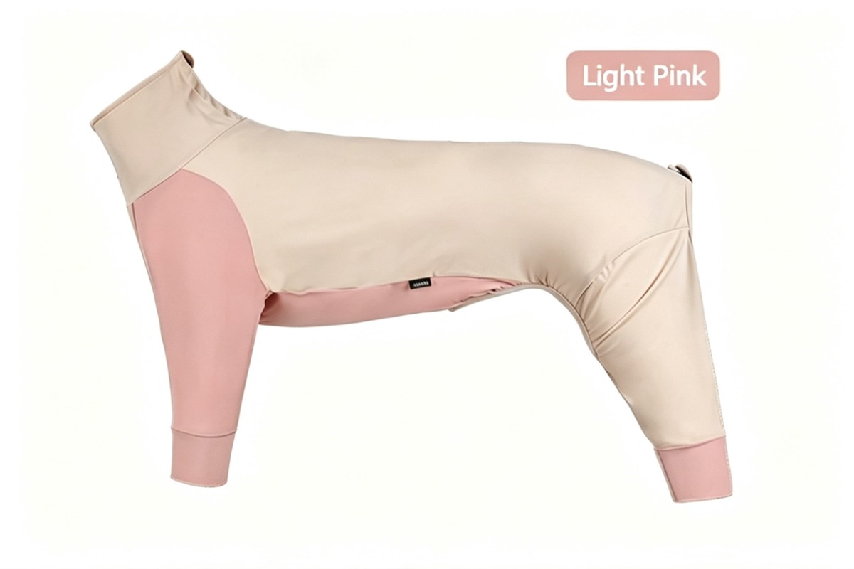 Adjustable Eco-Friendly Fiber Dog Coat for Medium/Large Dogs-High-Necked Winter Warm Anti-Freezing All-Season Cooling