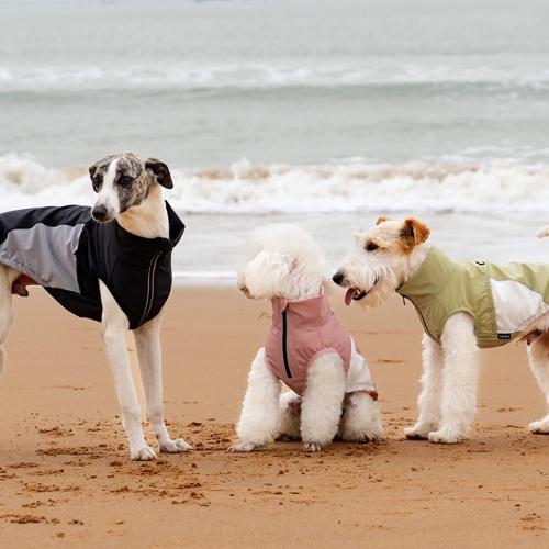 Customizable Dog High Neck Vest Lightweight Breathable Mesh Dog Clothes Anti-UV Summer Pet Outfit with Side Zipper