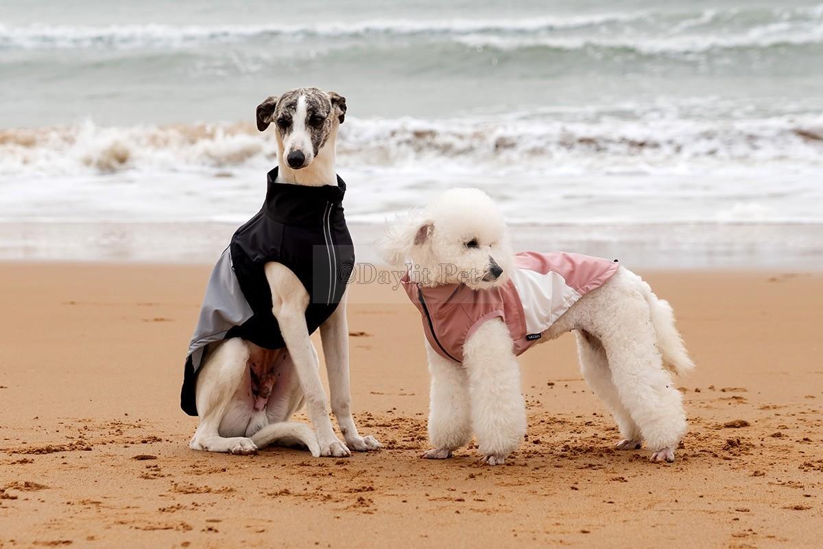 Customizable Dog High Neck Vest Lightweight Breathable Mesh Dog Clothes Anti-UV Summer Pet Outfit with Side Zipper