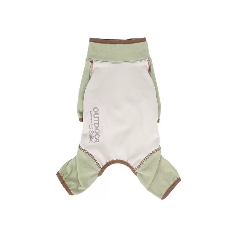 Dog Clothes Autumn Winter Four-Leg Bottoming Schanery Collar Color Matching Warm Velvet Basic Puppy