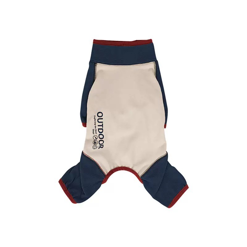 Dog Clothes Autumn Winter Four-Leg Bottoming Schanery Collar Color Matching Warm Velvet Basic Puppy