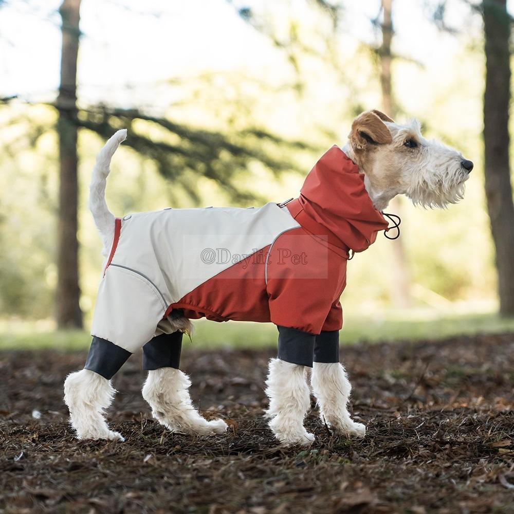 Dog Raincoats Waterproof Jumpsuit Pet Adjustable Luxury Raincoat Packable Raincoat for Dogs
