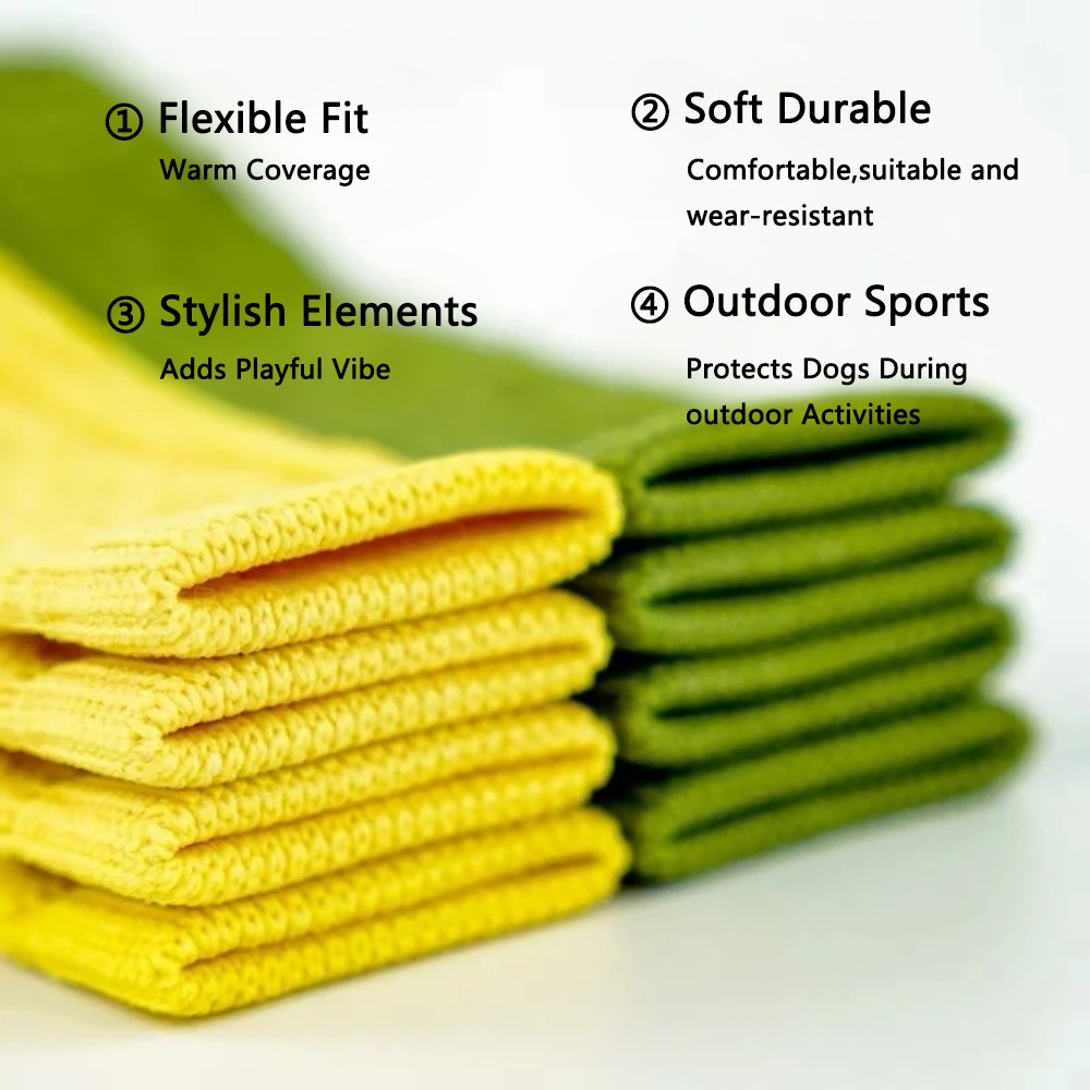 Dog Sports Sleeve Knitted Pet Leg Warmers For Outdoor Joint Protection - Image 4