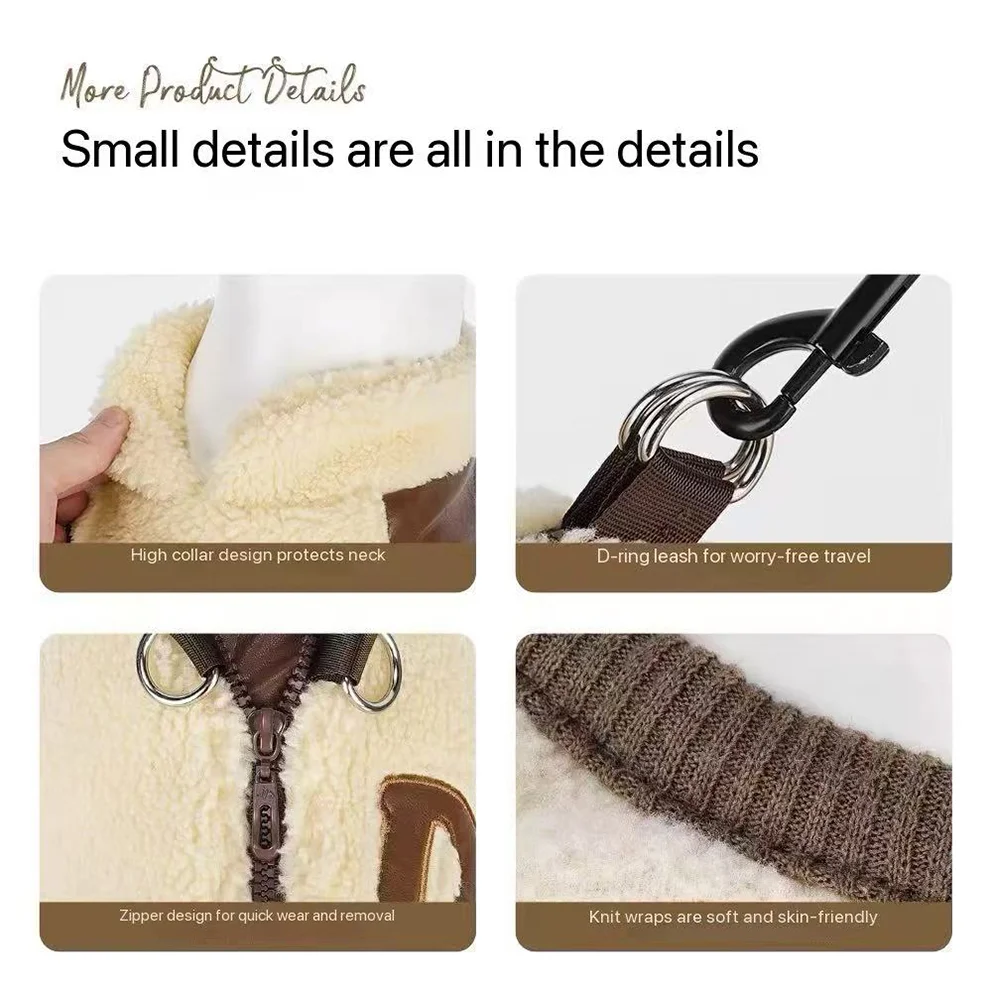 Dog Winter Fleece Vest - Image 6
