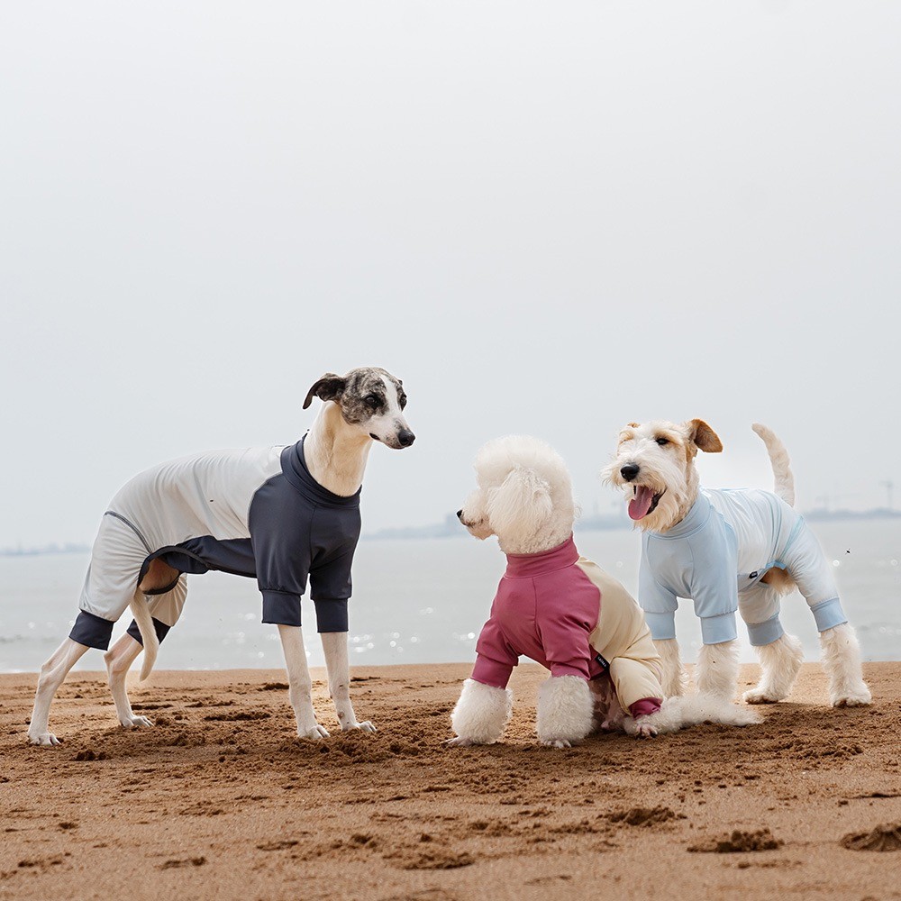 Ice Silk Breathable Dog Sunscreen Jumpsuit, Cooling Sun Protection Shirt for Small & Medium Dogs