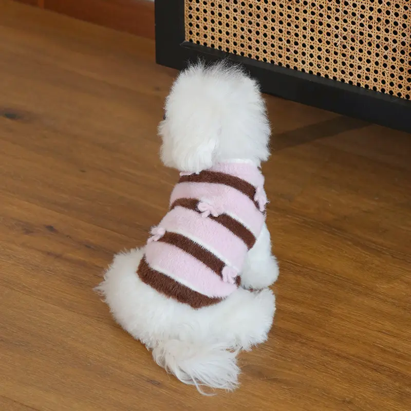 Pink Series Sweet Bowknot Sweater - Image 4