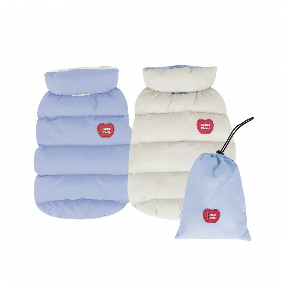 Puffy Reversible Padded Pet Coat - Image 6