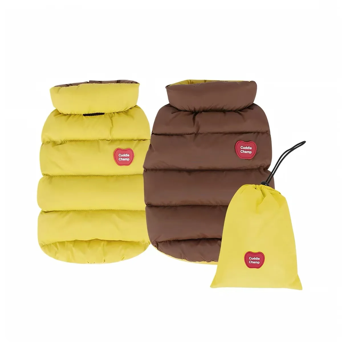 Puffy Reversible Padded Pet Coat - Image 7