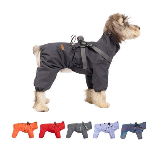 Wholesale OEM/ODM Luxury Reflective Dog Raincoat Pet Clothes Waterproof Raincoat for Small and Big Dogs Apparel Dog Clothing
