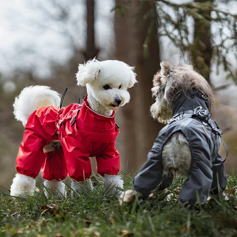 Wholesale OEM/ODM Luxury Reflective Dog Raincoat Pet Clothes Waterproof Raincoat for Small and Big Dogs Apparel Dog Clothing
