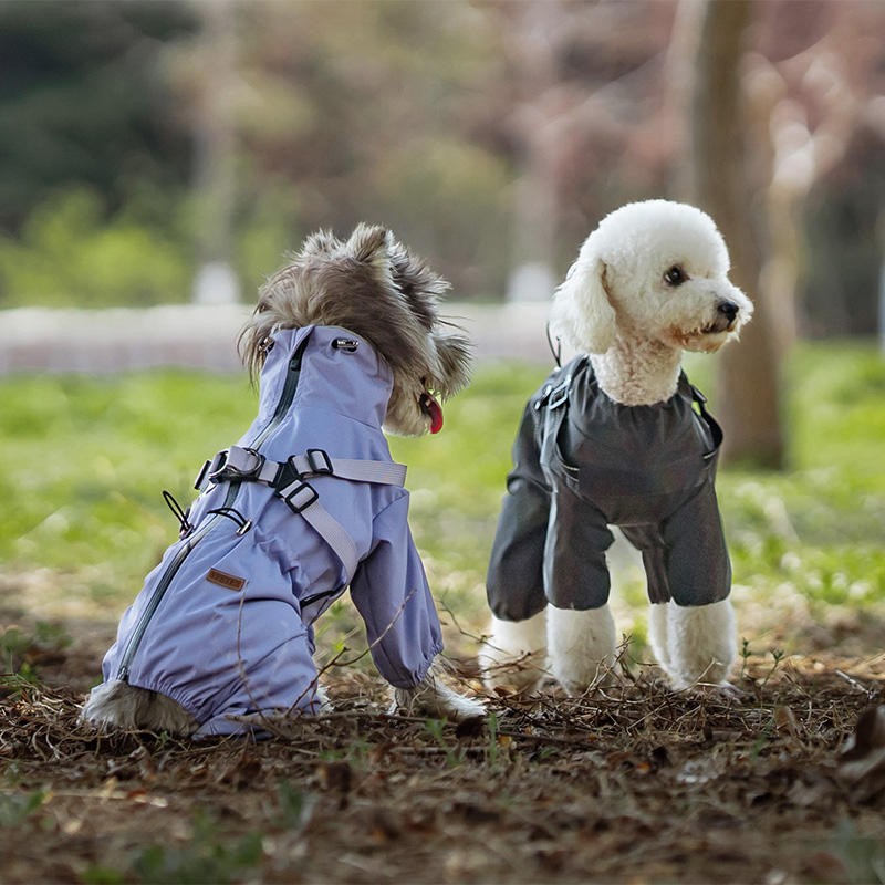 Wholesale OEM/ODM Luxury Reflective Dog Raincoat Pet Clothes Waterproof Raincoat for Small and Big Dogs Apparel Dog Clothing